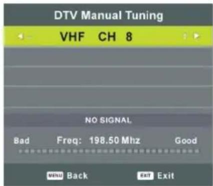 SCHNEIDER SCLED43SC290P - DTV Manual Tuning - 1