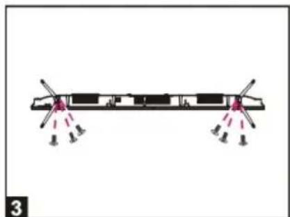 SCHNEIDER SCLED55SC200PL - - Mounting of the stand - 3
