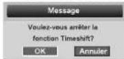 SCHNEIDER LD32SCZ3HB - COMMENT UTILISER LA FONCTION TIMESHIFT - 2