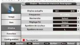 SCHNEIDER LD32SCZ3HB - Recherche manuelle des chaînes analogiques - 1