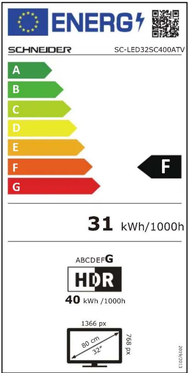 SCHNEIDER SCLED32SC400ATV - HDMI® - 1