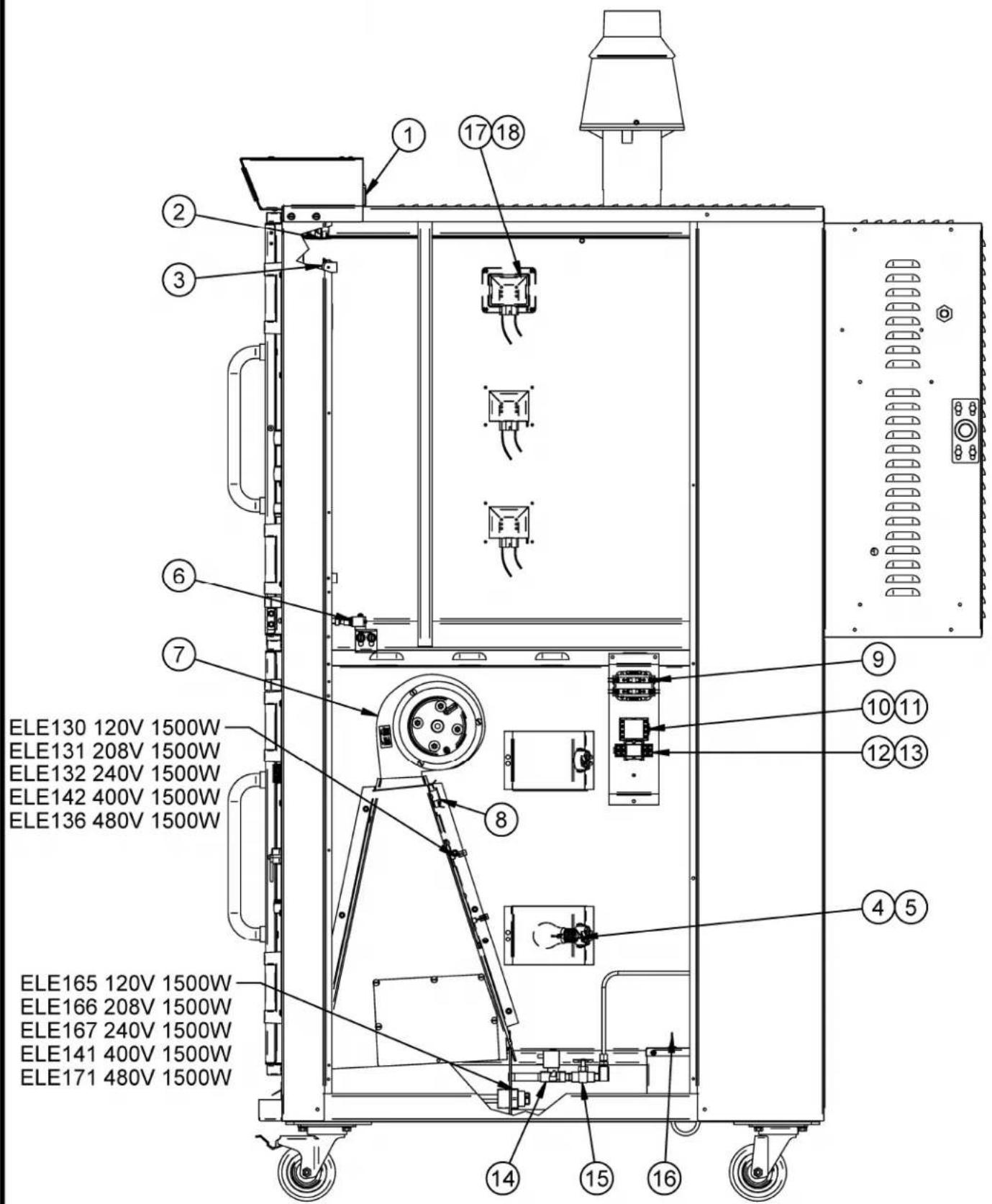 Doyon JAOP6G - TABLEAU DE CUISSON - 2