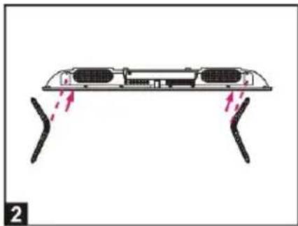 SCHNEIDER SCLED32SC204H - - Mounting of the stand - 2