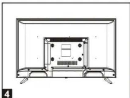 SCHNEIDER SCLED32SC204H - - Mounting of the stand - 4