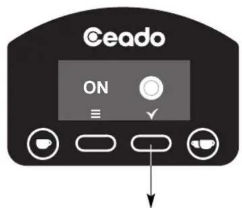 Ceado E6P - IMPOSTAZIONE TASTO START (E6P - E7P) - vedere Fig. 12 e Fig. 13 - 4