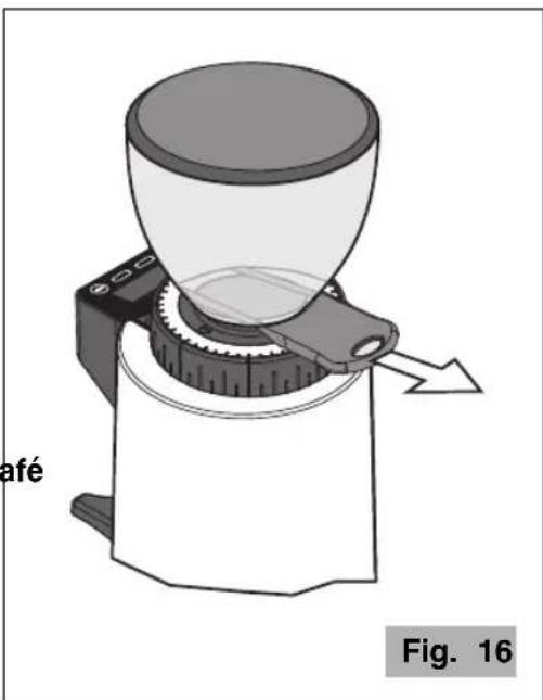 Ceado E6P - Réglage support COUPE porte-filtre - 4