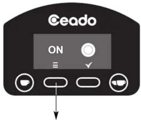 Ceado E6P - EINSTELLUNG DER STARTTASTE (E6P - E7P) - siehe Abb. 12 und Abb. 13 - 7
