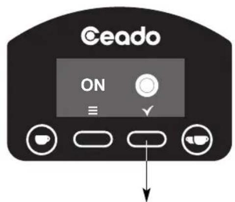 Ceado E6P - REGULACIÓN BOTÓN START (E6P - E7P) - véase Fig. 12 y Fig. 13 - 5