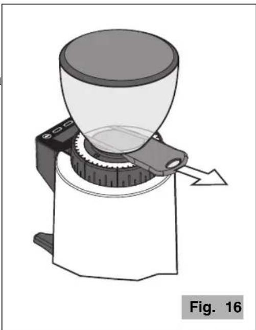 Ceado E6P - REGOLAZIONE SUPPORTO COPPA PORTA-FILTRO - 4