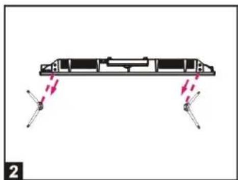 SCHNEIDER SCLED43SC150P - • Disassembly of the stand - 2