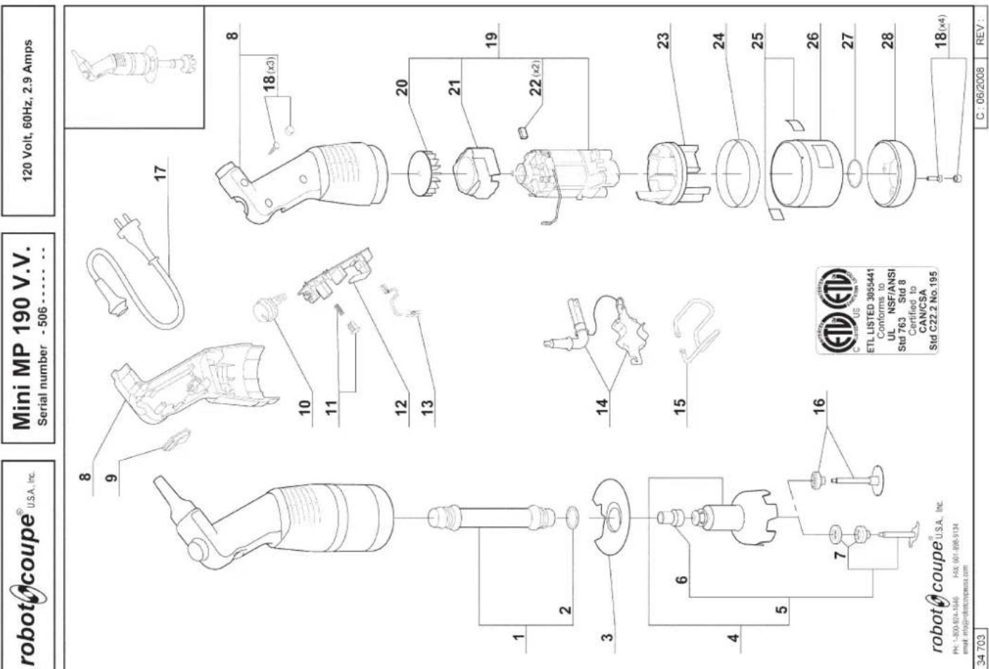 Robot Coupe Mini MP 240 Combi - Robot @ coupe® - 2