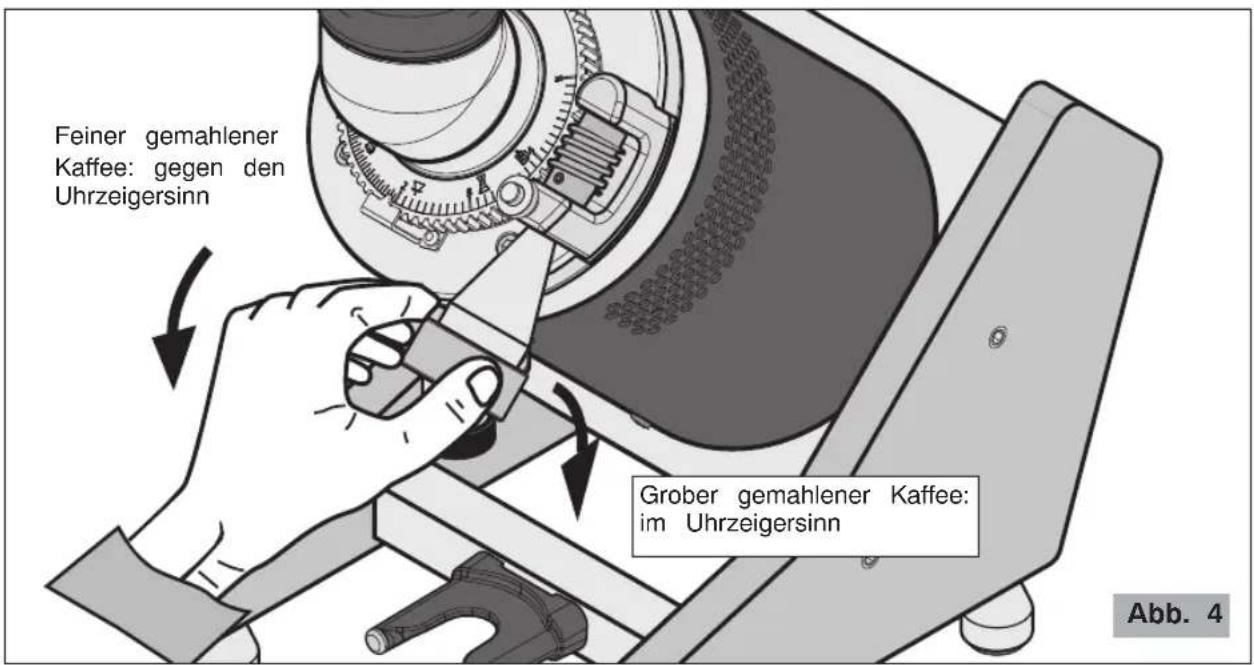 Ceado E37ZHero - EINSTELLUNG ZUM MAHLEN DES KAFFEES - 3