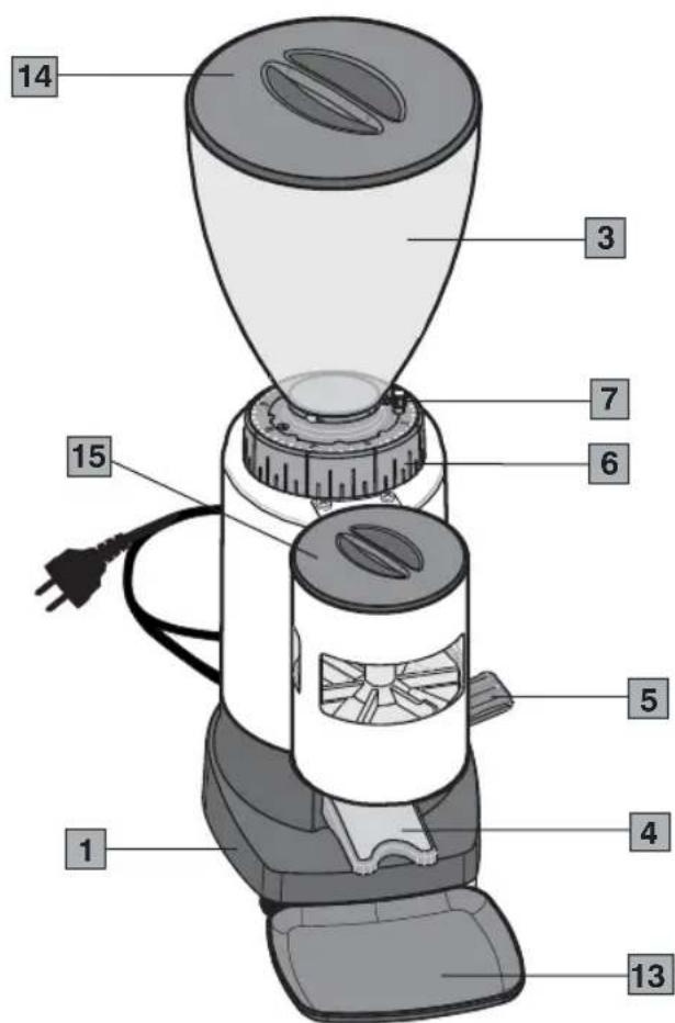 Ceado E6X - Mainparts(Fig.1, Fig.2, Fig.3, Fig.4) - 1