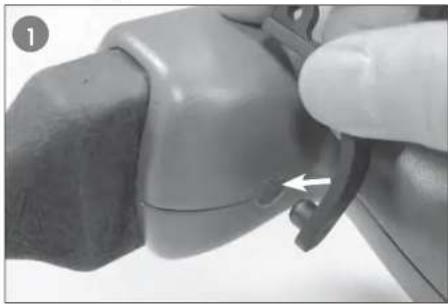 Robot Coupe MP 550 Turbo - Procedure for replacing the power cord: - 1