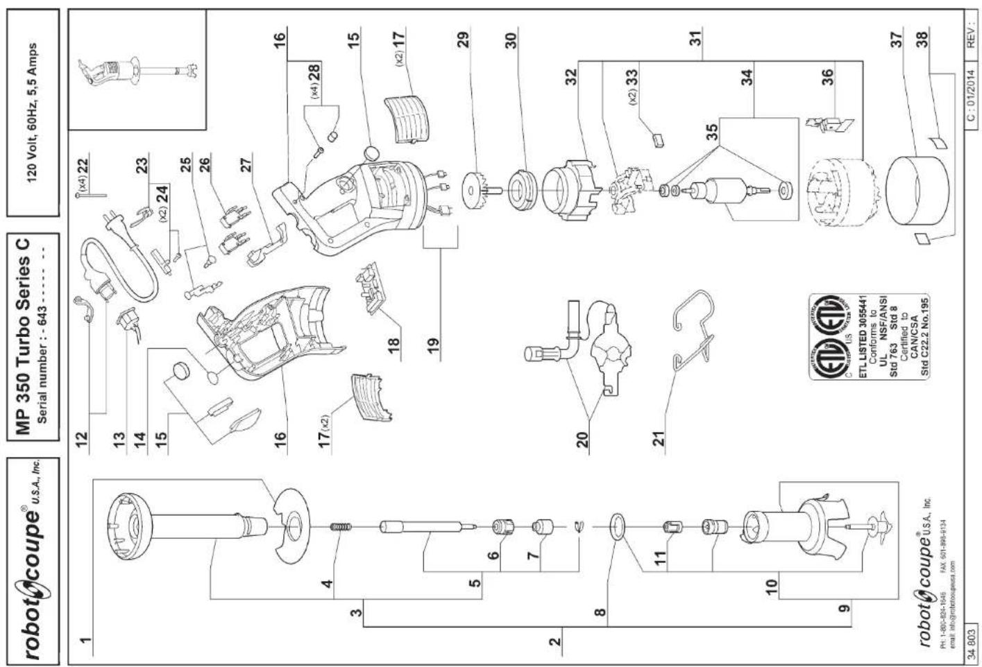 Robot Coupe MP 550 Turbo - Robot coupe® - 1