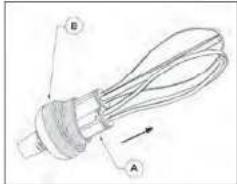 Robot Coupe MP 550 Turbo - Removing the whisk from the whisk gearbox - 1