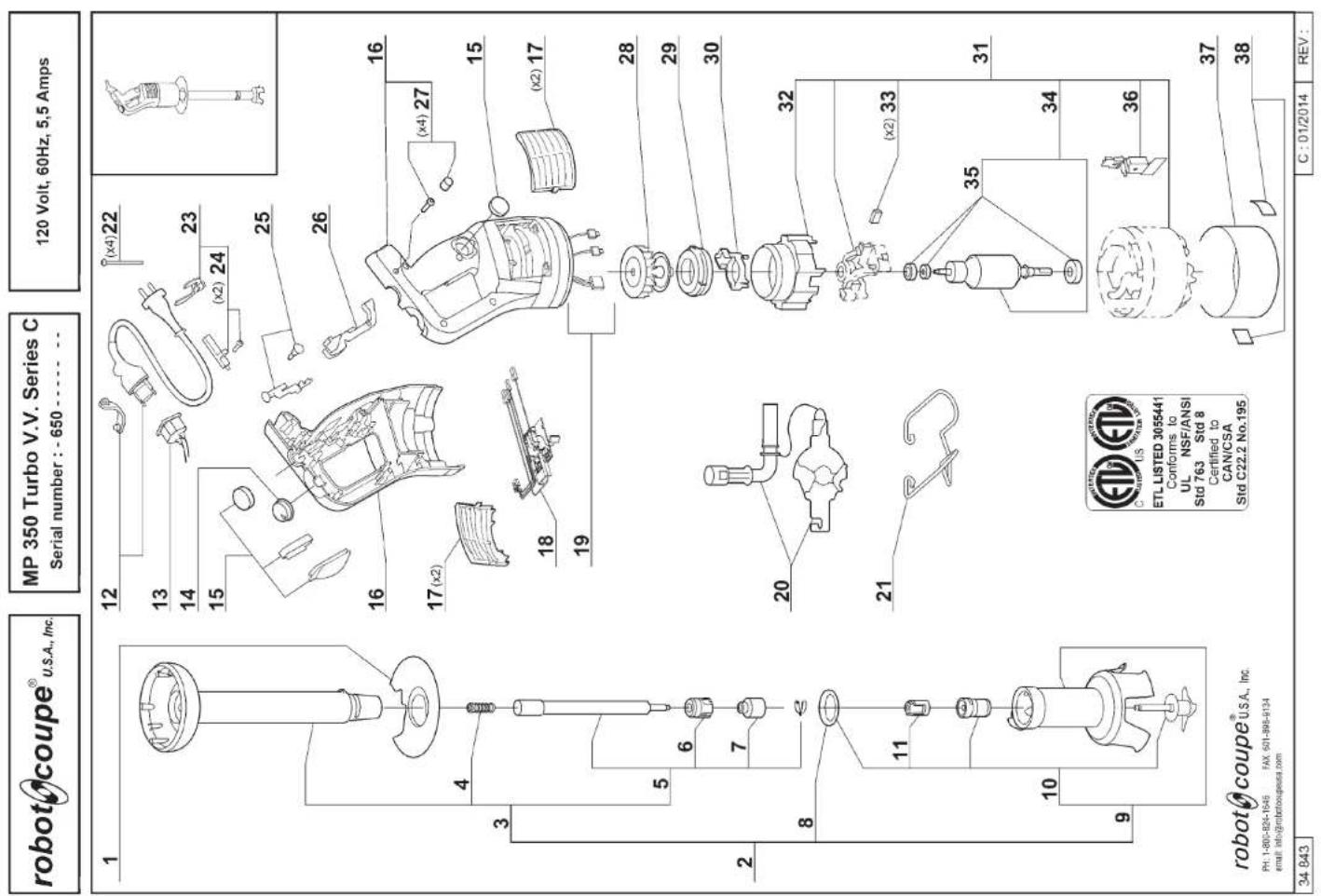 Robot Coupe MP 550 Turbo - Robot coupe® - 2
