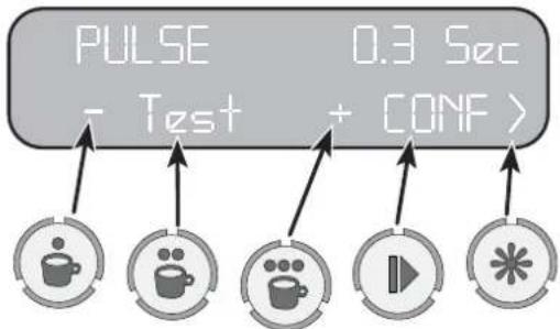 NUOVA SIMONELLI Mythos Plus - PROGRAMMING OF THE SINGLE IMPULSE - 2