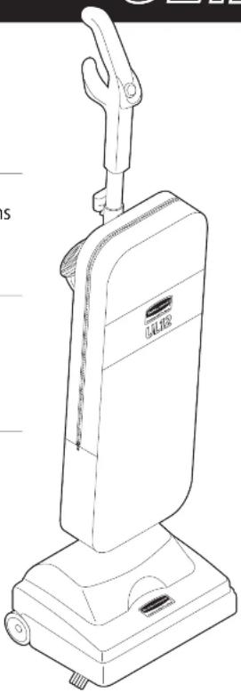 Rubbermaid UL12 - Aspirateur Ultra Léger Vertical - 1