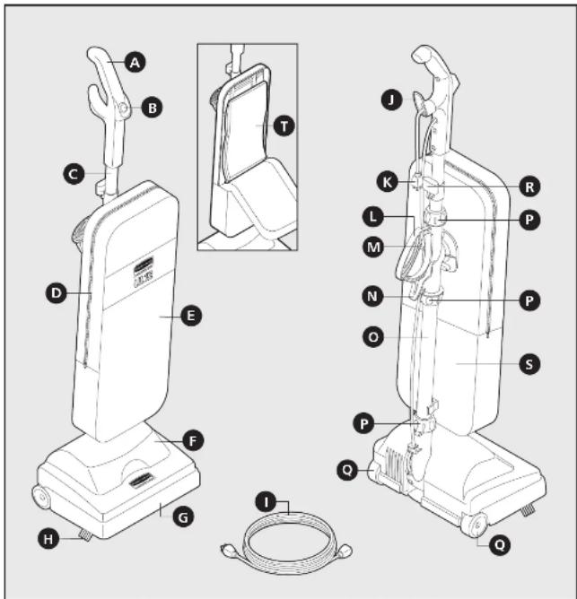 Rubbermaid UL12 - Assembled Views - 1