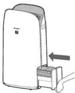 SHARP KCP110UW - Carefully install the Humidifying Tray. - 1