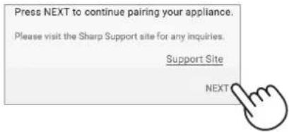 SHARP KCP110UW - Suivez les instructions de l'application. - 2