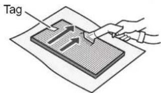 SHARP KCP110UW - TRUE HEPA FILTER ACTIVE CARBON DEODORIZING FILTER - 1