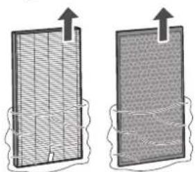 SHARP KCP110UW - Take out the filters from the plastic bag. - 1
