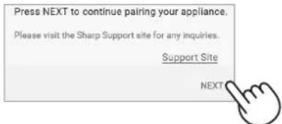 SHARP KCP110UW - Follow instructions on the App. - 2