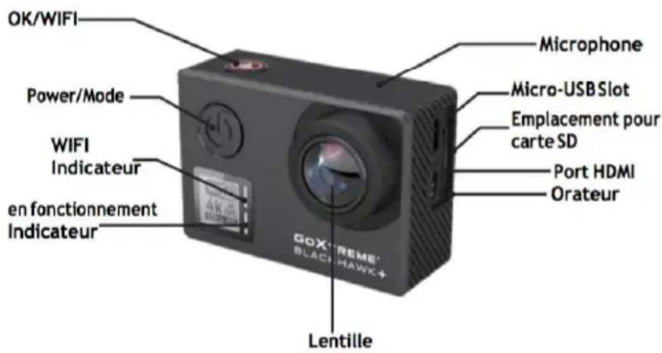 EASYPIX GoXtreme Black Hawk+ 4K - Description du produit - 1