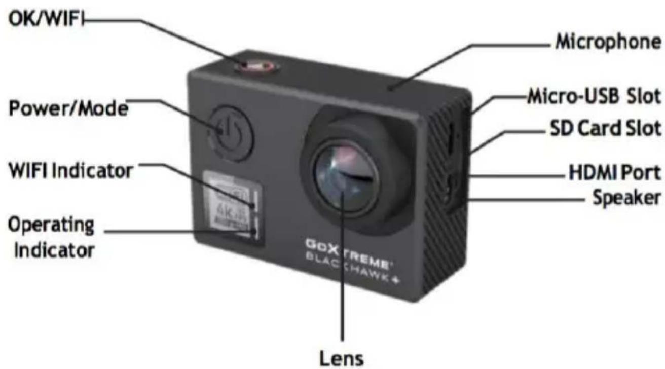 EASYPIX GoXtreme Black Hawk+ 4K - Product description - 1