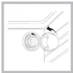 HOTPOINT-ARISTON A6GG1F EX - Para sustituir la bombilla de iluminacion del hora - 1