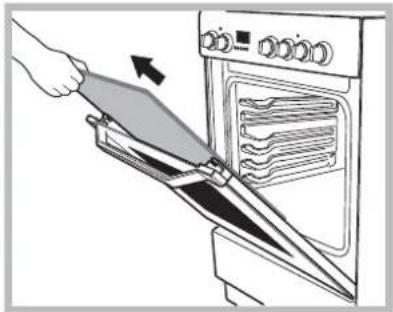 HOTPOINT-ARISTON A6GG1F EX - Removing and fitting the oven door: - 5