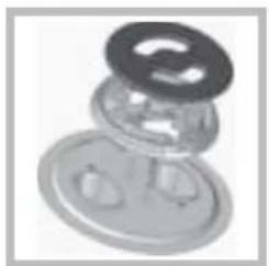 HOTPOINT-ARISTON A6GG1F EX - Replacing the Triple ring burner nozzles - 1
