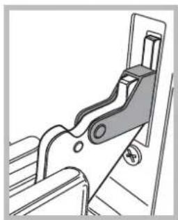 HOTPOINT-ARISTON A6GG1F EX - Removing and fitting the oven door: - 1