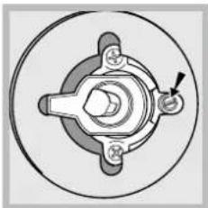 HOTPOINT-ARISTON A6GG1F EX - Adjusting the gas oven burner's minimum setting: - 1