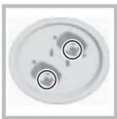 HOTPOINT-ARISTON A6GG1F EX - Cambio de los picos en el quemador Triple corona - 2