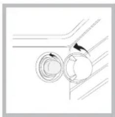 HOTPOINT-ARISTON A6GG1F EX - Replacing the oven light bulb - 1