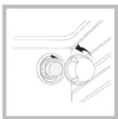 HOTPOINT-ARISTON A6GG1F EX - Substituir a lâmpada de iluminação doorno - 1