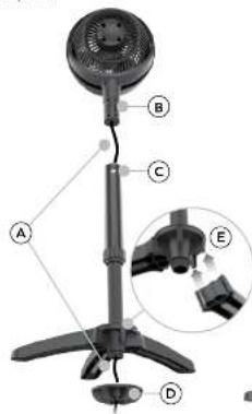 Vornado 683 - STAND ASSEMBLY & ADJUSTMENT - 1