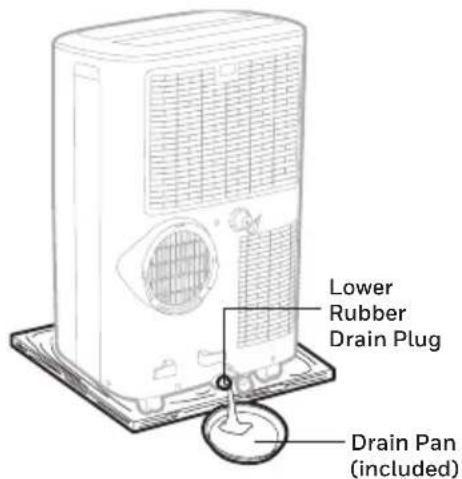 HONEYWELL HF0CESVWK - Manual Draining in Cooling, Dehumidifying and Auto Modes - 1