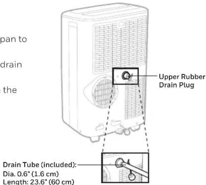 HONEYWELL HF0CESVWK - Continuous Draining in Dehumidifier Mode - 1