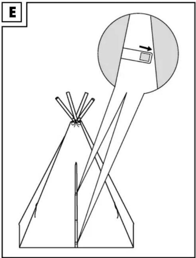 Playtive IAN 392417 - IGRALNI ŠOTOR TIPI - 4