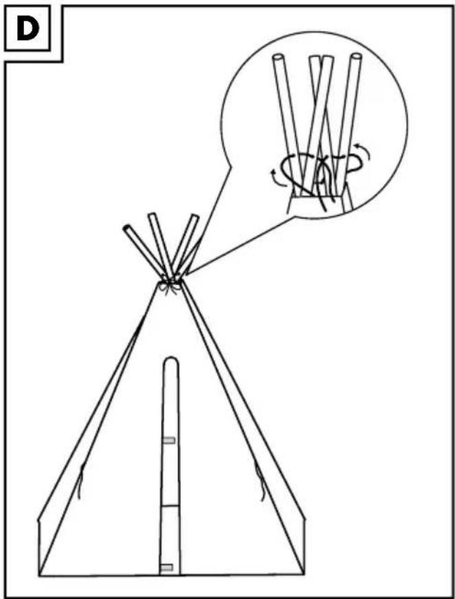 Playtive IAN 392417 - IGRALNI ŠOTOR TIPI - 3