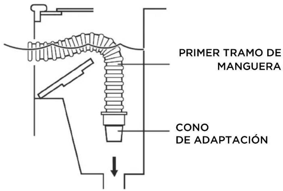 HAYWARD Whaly - Conexión al skimmer: - 1