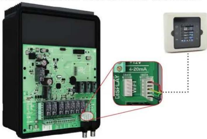 HAYWARD Control Station - Ligação da opção Wi-Fi - 2