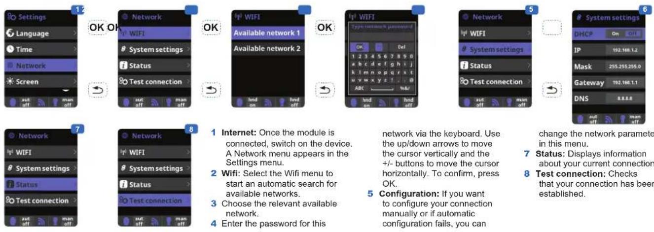 HAYWARD Control Station - Setting the Wifi module - 1