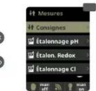 HAYWARD Control Station Panel - MESURES / Setpoints - 2