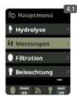 HAYWARD Control Station Panel - 4.MESSUNGEN / Sollwerte - 1