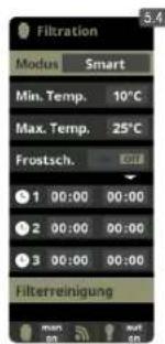 HAYWARD Control Station Panel - FILTRATION / Smart Modus - 1